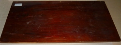 Ma526 Antike westindisches Mahagoni-Tischplatte mit alter Politur 1010 x 500 x ca. 19 mm