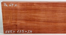 Pa064 Rosewood, Honduran Board 665 x 125 x 24 mm