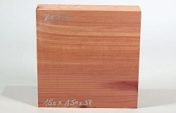 Ze005 Juniper, Eastern Red Cedar Block 150 x 150 x 37 mm