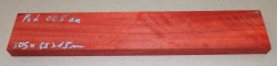Pad005 Padauk, Coral Wood Small Board 300 x 50 x 15 mm