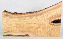 Ol348 Wild Olive Wood Decorative Board 435 x 180 x 16 mm
