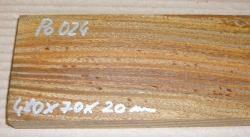 Po024 Lignum Vitae, Bulnesia, Vera Wood 480 x 70 x 20 mm