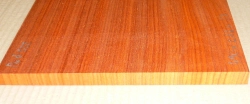 Pad022 Padauk, Coral Wood Small Board 490 x 215 x 13 mm