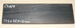 Eb029 Ebony Small Board 205 x 62 x 10 mm