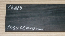 Eb029 Ebenholz Brettchen 205 x 62 x 10 mm