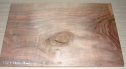 Nb025 Walnut, Black Walnut planed Board 370 x 240 x 13 mm