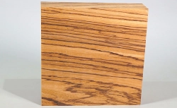 Zeb034 Zebrano Block 190 x 190 x 48 mm