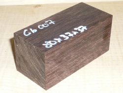 Gb007 Coraçao de Negro, Gombeira Ring-Rohling 80 x 37 x 37 mm