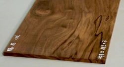 Nb013 Nussbaum europäisch Brettchen 778 x 182 x 7 mm