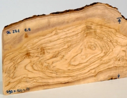 Ol281 Wild-Olivenholz Deko-Brett 490 x 160 x 15 mm