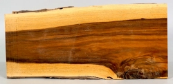 Po032 Lignum Vitae, Guaiacum Board with natural edges 310 x 120 x 15 mm