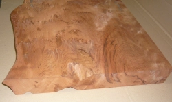 Re011 Redwood Maser, Vavona Maser Block antik! 500 x 420 x 60 mm