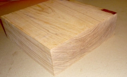 Ol046 Wild-Olivenholz Schalenrohling 205 x 200 x 64 mm
