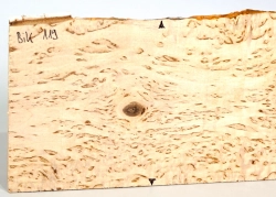 Bik119 Karelian Birch Burl Saw Cut Veneer 522 x 95 x 5 mm
