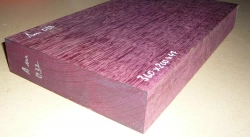 Am037n Amaranth, Purpurholz Block 360 x 200 x 48 mm