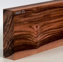 Mak023 Macassar Ebony Block 396 x 148 x 45 mm