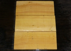 Bx003 Buchsbaum europäisch 3 Brettchen 125 x 53 x 10 mm