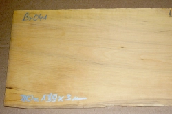 Bx041 Buchsbaum europäisch Sägefurnier XXL Uraltes Holz! 710 x 135 x 2,5 mm