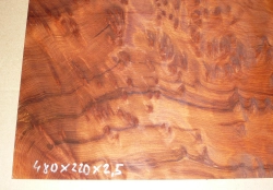 Re018 Redwood Maser, Vavona Sägefurnier 480 x 220 x 2,5 mm