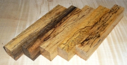 Tam015 Tamarinde gestockt Pen Blanks 5er Set à 120 x 20 x 20 mm