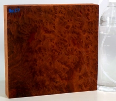 Re027 Redwood Maser, Vavona Block 1A gemasert 246 x 238 x 45 mm
