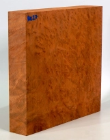 Re027 Redwood Maser, Vavona Block 1A gemasert 246 x 238 x 45 mm
