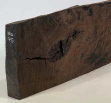 Mo075 Mooreiche Dekostück 696 x 230 x 45 mm