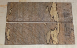 St003 Steineiche gestockt Cross Cut Griffschalen 120 x 40 x 4 mm