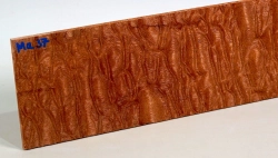 Ma037 Mahagoni Pommelé Sägefurnier 494 x 104 x 6 mm