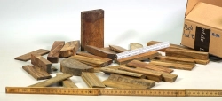 Po012 Pockholz Sortiment, diverse Abschnitte