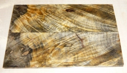 By035 Buckeye Burl stabilisiert Griffschalen 120 x 40 x 4 mm