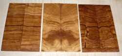Olive Crosscut Folder-Griffschalen 120 x 40 x 4 mm