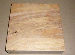 Ol048 Wild-Olivenholz Schalenrohling 200 x 200 x 58 mm