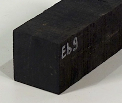 Eb009 Ebenholz Kantel ca. 100 x 39 x 39 mm