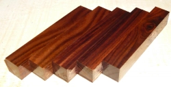 Pau015 Pau Ferro, Santos Rosewood Set Pen Blanks 5 x 120 x 20 x 20 mm