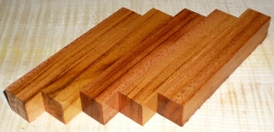 Mu015 Muiracatiara, Curupay Set mit 5 Penblanks á 120 x 20 x 20 mm