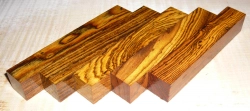 Bo015 Bocote 5 Penblanks à 120 x 20 x 20 mm
