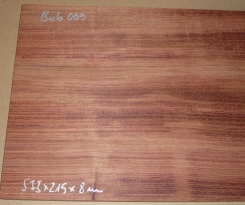 Bub009 Bubinga Brettchen perfekt stehende Jahresringe! 575 x 215 x 8 mm