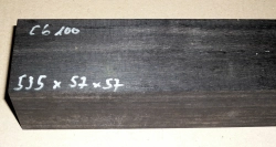 Eb100 Ebony Turning Blank 505 x 57 x 57 mm