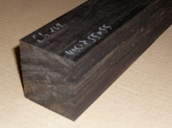 Eb102 Ebenholz Drechslerkantel 400 x 55 x 55 mm