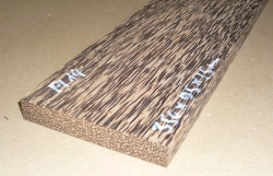 Pl014 Schwarzes Palmenholz Brettchen 350 x 95 x 15 mm