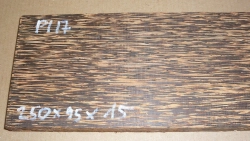 Pl017 Schwarzes Palmenholz Brettchen 250 x 95 x 15 mm