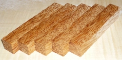 Pl015 Rotes Palmenholz 5-er Set Penblanks 120 x 20 x 20 mm