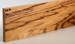 Zeb040 Zebrano Brett 648 x 165-170 x 19 mm