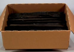 Eb040 Ebony assortment of different remnants and pieces, ca. 400 mm length