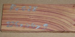 Ro028 Rosenholz, Bahia-R. Brett Uraltbestand! 235 x 44 x 9 mm