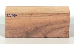 Nb054 Nussbaum, Schwarznuss Kantel 120 x 50 x 40 mm