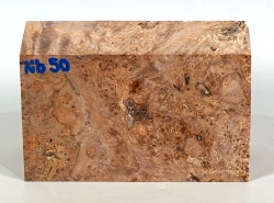 Nb050 Nussbaum Maser kaukasisch stabilisierter Block 127 x 78 x 50 mm