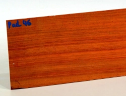 Pad046 Padouk, Korallenholz Sägefurnier 314 x 112 x 2 mm