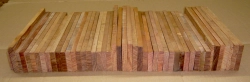Pr013 Pau Rosa, Snake Bean Sortiment Abschnitte ca. 250 x 45-60 x 5-10 mm